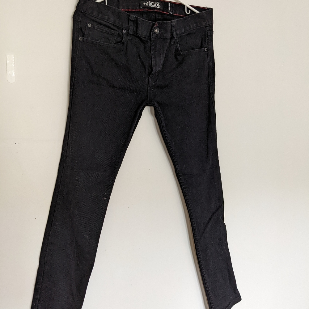RUDE - black skinny jeans